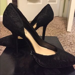BCBG lace pumps